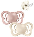 Bibs Couture Dummies - 2-pack - Size 1 - Silicone - Ivory/Blush