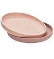 Cam Cam Teller - Silikon - 2er-Pack - Blume - Rose Mix