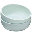 Cam Cam Skålar - Silikon - 2-pack - Regnbåge - Blue Mix