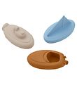 Liewood Bath Toy - 3-Pack - Troels - Natural Rubber - Blue Multi