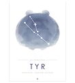 Citatplakat Poster - A3 - Constellations - TYR - Bleu