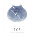 Citatplakat Poster - A3 - Constellation - TYR - Blue