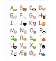 Citatplakat Poster - B2 - Alphabet Poster With Animal