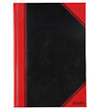 Bantex Notebook - Lined - A5 - Black/Red
