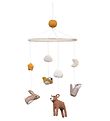 Sebra Baby-Mobiles - Filz - Nightfall - Wei/Ochre