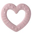 Bibs Teether - Heart - Pink Plum