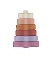 Petit Monkey Stacking Tower Stars - Silicone - Purple/Pink Mix