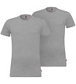 Levis T-Shirt - Crew Neck - 2er-Pack - Mittelgraue Grey Melange