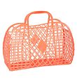 Sun Jellies Little Folding Basket - Retro - 26x21x12 cm - Neon O