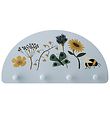 Bloomingville Coat Rack - 42x21x6 cm - Juliana - Blue - Lotus