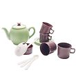 Dantoy Tea Set - 14 Parts - Green Garden