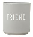 Design Letters Cup - Favorite Cup - Friend - Grey