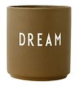 Design Letters Mugg - Favoritspel Cup - Dream - Olive