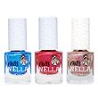 Miss Nella Nagellack - 3-pack - Tickle Me Pink/Abracadabra/Blue 