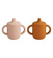 Liewood Cups - 2-Pack - Silicone - Neil - Dark Rose/Mustard Mix