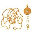 Me&My BOX Necklace w. Zodiac Signs - Aries - Gold Plated