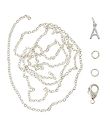 Me&My BOX Necklace w. Letter - A - Silver plated