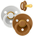Bibs Colour Dummies - 2-Pack - Size 2 - Natural Rubber - Haze/Ca