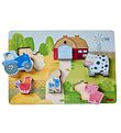 HABA Puzzle Game - 6 Bricks - Wood - Farm
