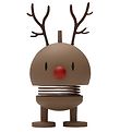 Hoptimist Small Soft Reindeer Bumble - 9 cm - Choco