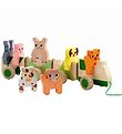 Djeco Activity Train Train - Wood - Farm Animals