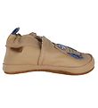 En Fant Lederhausschuhe - Beige m. Eule