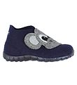 Superfit Slippers - Wool - Dark Blue w. Mouse