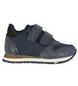 Woden Shoe - Sandra Pearl - Navy w. Glitter