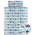 Nørgaard Madsens Bedding - Junior - Light Blue w. Machines
