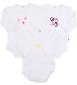 Pippi Bodysuit L/æ - 1 pcs - Assorted - White w. Girl Print