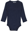Joha Romper - Wol/Zijde - l/s - Navy