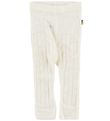 Joha Leggings - ull/Silki - Fílabeinshvítt