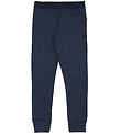Joha Leggings - Wolle/Seide - Navy