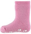 Joha Socks - Wool - Pink w. The Non-Slip