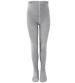 Collants Melton - Laine/Coton - Gris