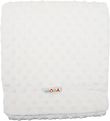 Nørgaard Madsens Blanket - 80x110 - White w. Dots