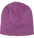 Joha Hat - Wool/Polyamide - Rose/Plum Striped