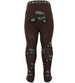 Fuzzies Tights - Brown w. Tractor