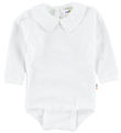 Joha Bodysuit - L/S - White w. Collar