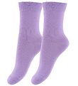 Fuzzies Socken - 2er-Pack - Lavendel