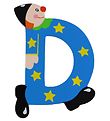 Petit Jour Paris Clowns Letter - D - Blauw