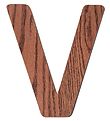 Sebra Träbokstäver - V