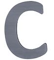 Sebra Träbokstäver - C - Grå