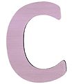 Sebra Träbokstäver - C - Pastell Flicka