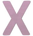 Sebra Träbokstäver - X - Pastell Flicka