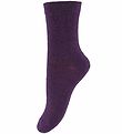 Fuzzies Socken - Wolle - Lila