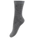 Fuzzies Socks - Wool/Cotton - Grey Melange