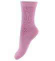 Fuzzies Socken - Wolle/Baumwolle - Gl. Rosa