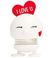Hoptimist Baby Love Bimble - 8 cm - White w. Heart
