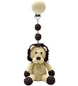 NatureZoo Pram Clip Toy - Ms. Løve - Yellow/Brown